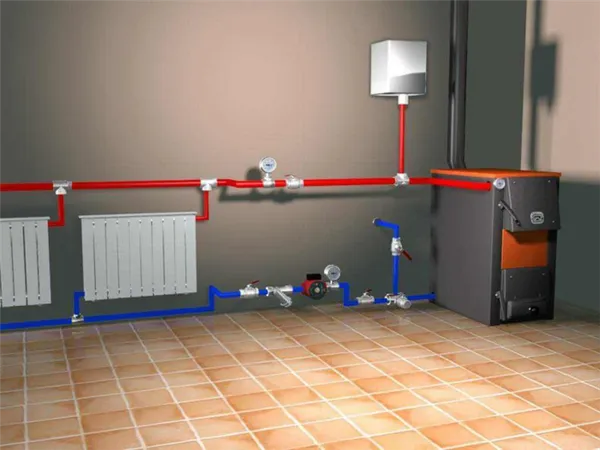 Как правильно сделать отопление в доме от газового котла 5