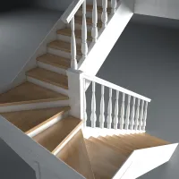 Угол наклона лестницы
