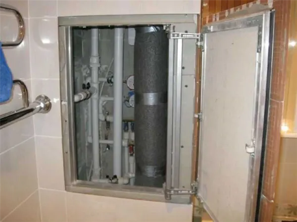 Как спрятать трубы в ванной 39