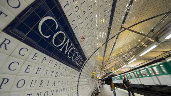 Станция Concorde в Париже. Фото с официального сайта парижского метро.