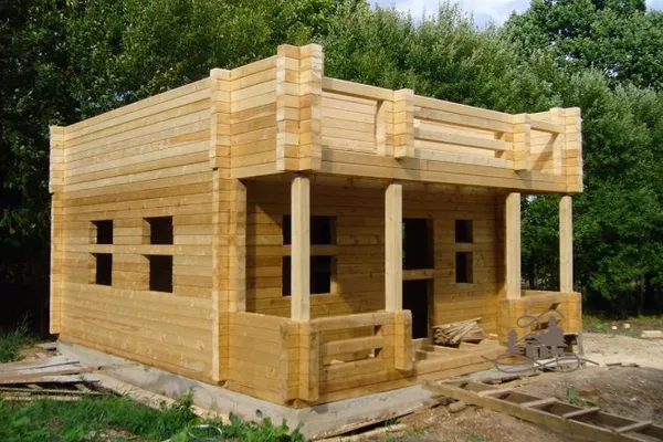Как построить дом из профилированного бруса 11