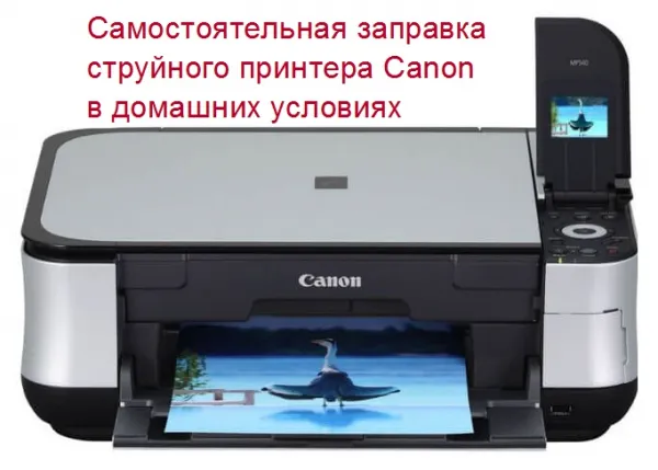 Как заправить картридж для принтера canon pixma 11