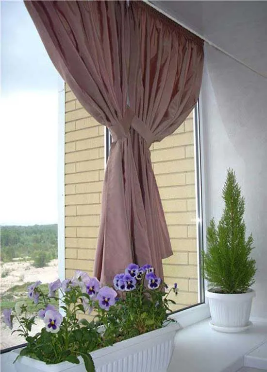 занавески для балкона