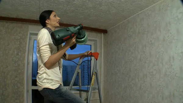 Как обновить потолок из пенопластовой плитки 3