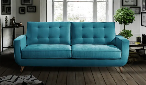 Синий диван в интерьере гостиной фото с чем сочетать 13
