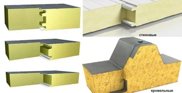 Сэндвич-панели: что это такое, виды, способы соединения, монтажа, свойства, таблицы размеров и веса