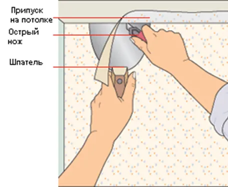 На что клеить потолочный плинтус 3