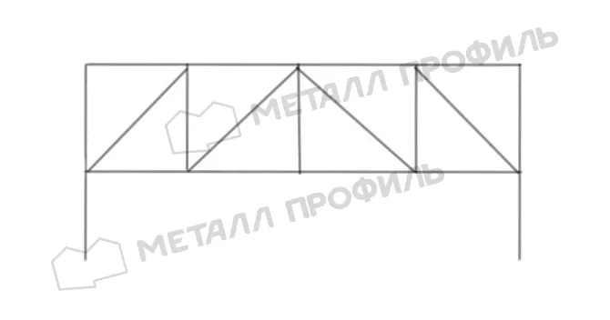 Как рассчитать ферму из профильной трубы 3