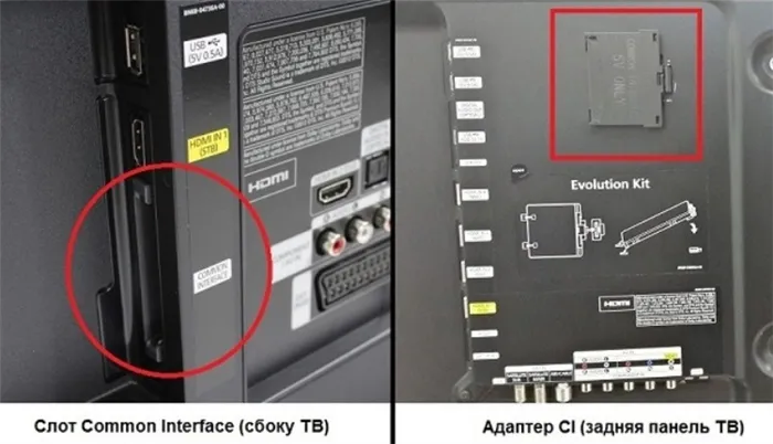 Common interface в телевизоре samsung что это 3