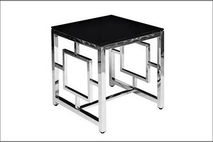 Виды и особенности красок с эффектом хрома 20 Журнальный столик под хром