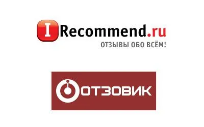 логотипы сайтов отзывов отзовик и irrecomend