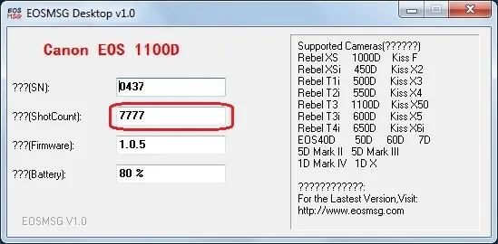 Как узнать пробег фотоаппарата canon и nikon, как проверить пробег фотоаппарата через программы?