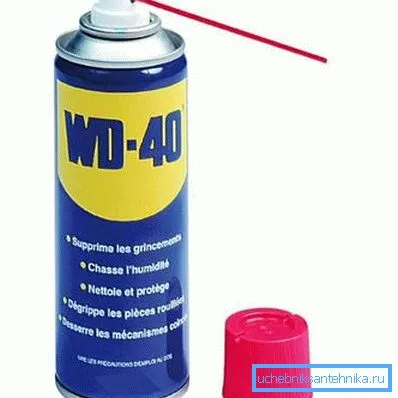 Смазка WD-40. Спрашивайте в автомагазинах.