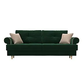 Диван прямой Сплин Велюр Зеленый