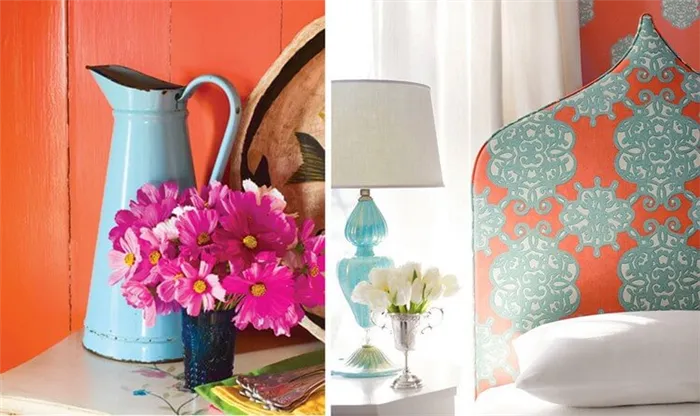 Какой цвет сочетается с персиковым 5