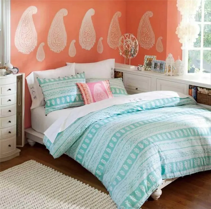 Какой цвет сочетается с персиковым 7