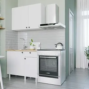 Кухонный гарнитур ДЕМИ Белый 100