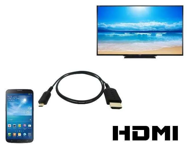 Подключение телефона через HDMI