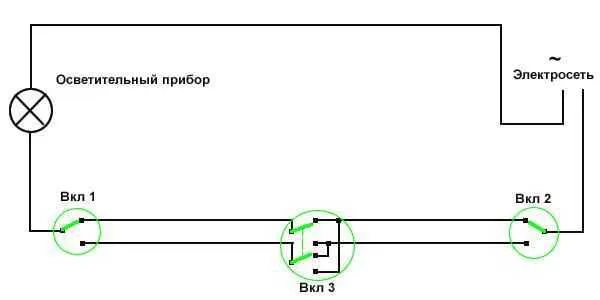 Как правильно подключить двойной выключатель