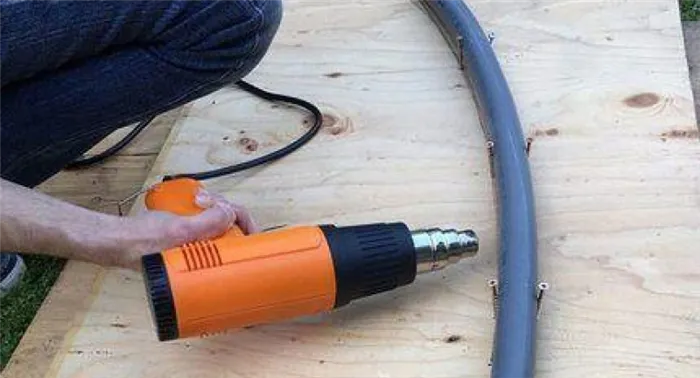 как выпрямить трубу пнд