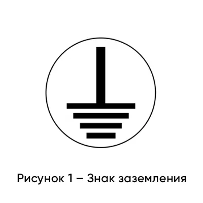 Знак заземления картинка