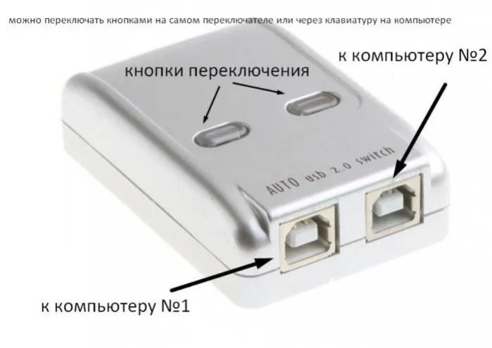 Подсоединяем через USB другие принтеры к коммутатору