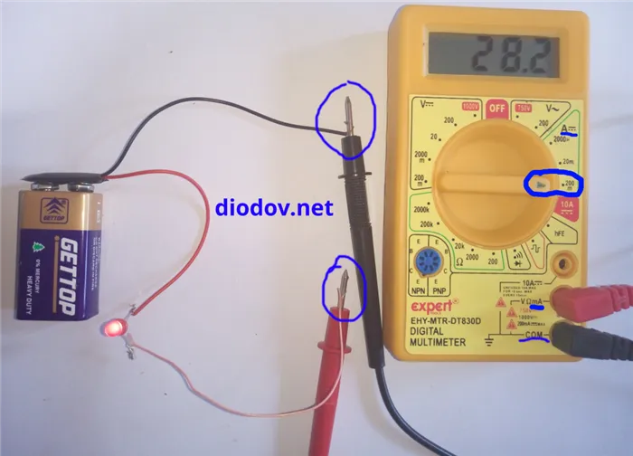 Как измерить ток мультиметром
