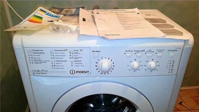 Как пользоваться стиральной машиной Indesit: от первого запуска до стирки подробная инструкция