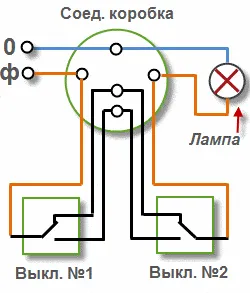 Проходной выключатель